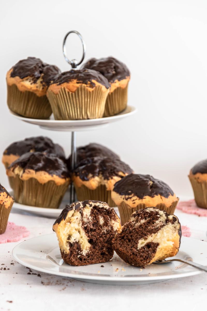 Rezeptbild: Zitronen-Maromor Muffins