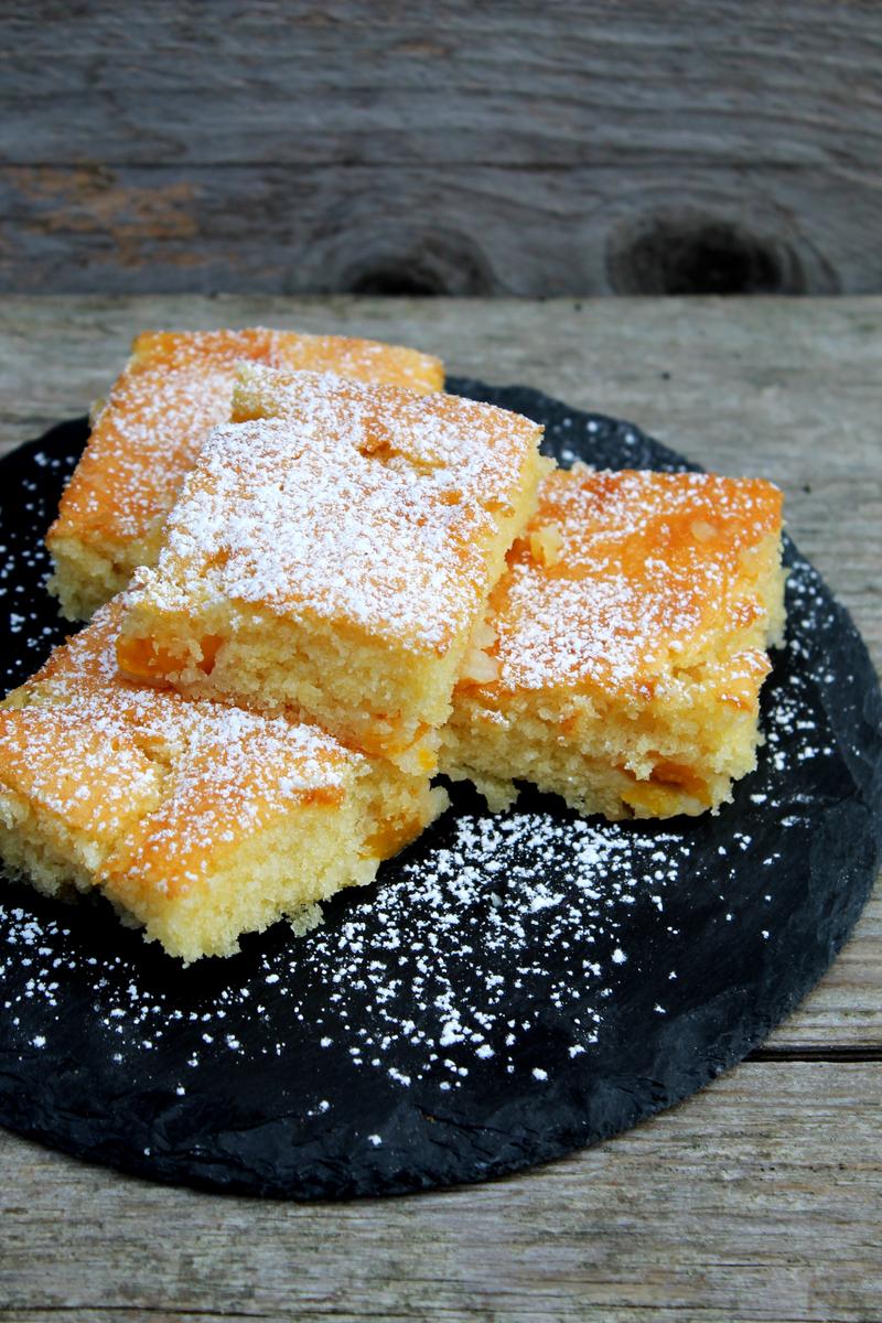 Rezeptbild: Pfirsichkuchen vom Blech