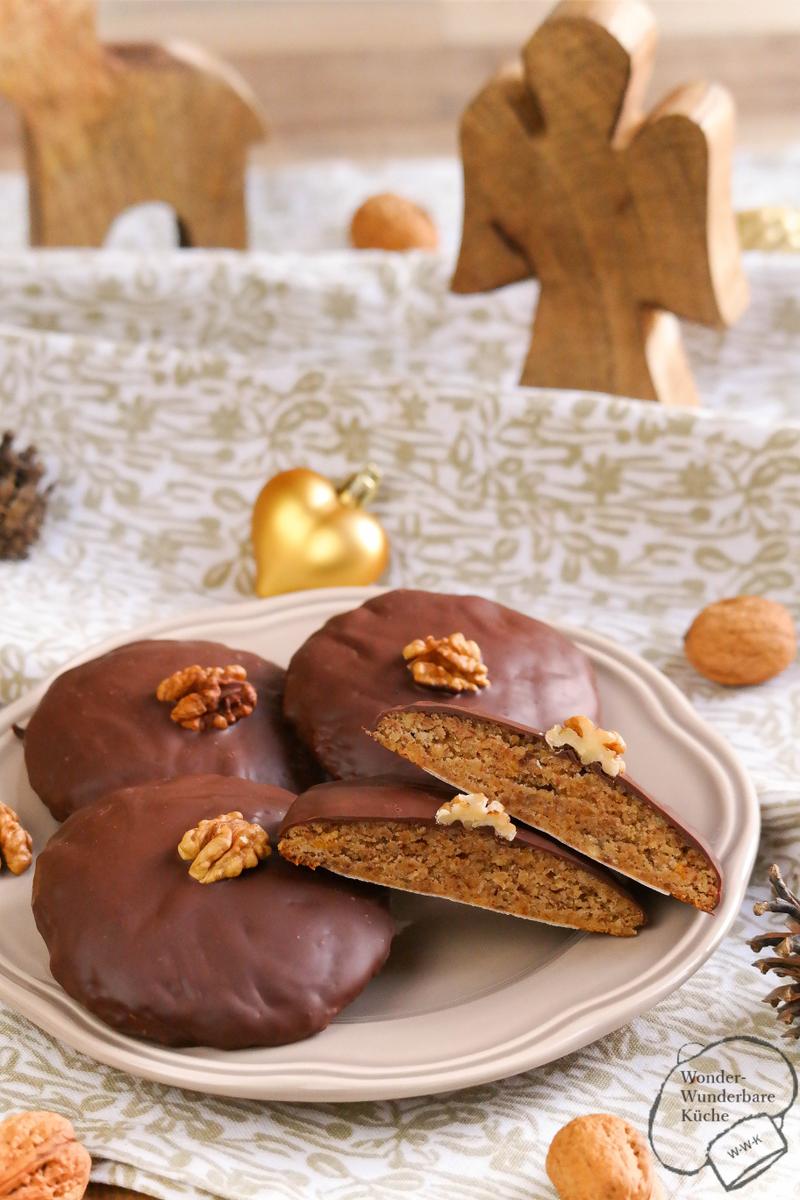 Rezeptbild: Walnuss-Lebkuchen