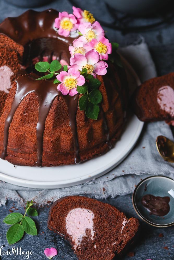 Rezeptbild: Schoko-Himbeercreme-Kuchen