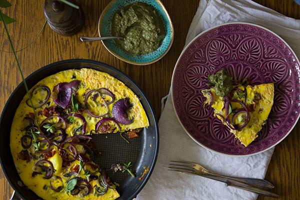 Rezeptbild: Schicht-Omelett