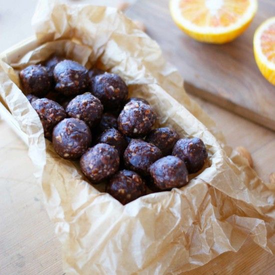 Rezeptbild: vegane Orangen-BlissBalls