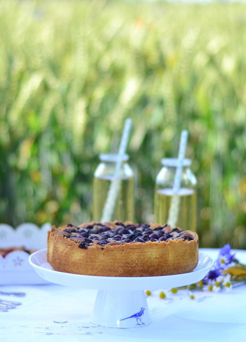 Rezeptbild: Schwedische Mazarin Blaubeer Tarte