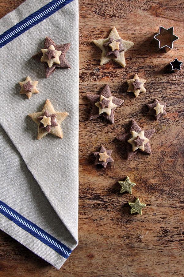 Rezeptbild: Terrassenplätzchen mit Weihnachtsgewürzen