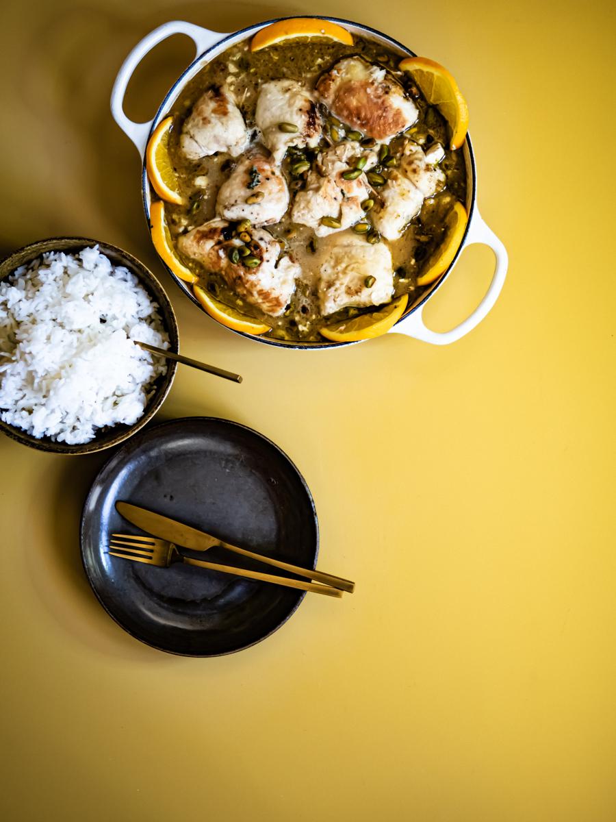 Rezeptbild: Hähnchen-Rouladen mit Feta und Pistazie