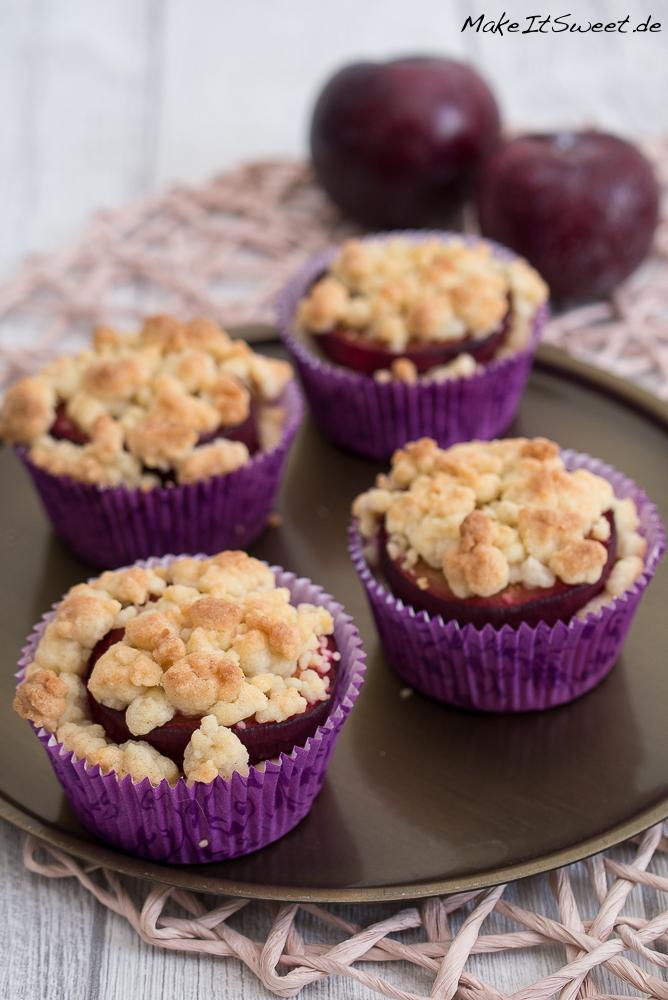 Rezeptbild: Pflaumen-Streusel-Muffins