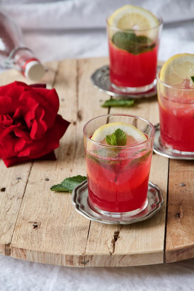 Rezeptbild: Sharbat-e Albaloo - Persische Sauerkirsch Limonade