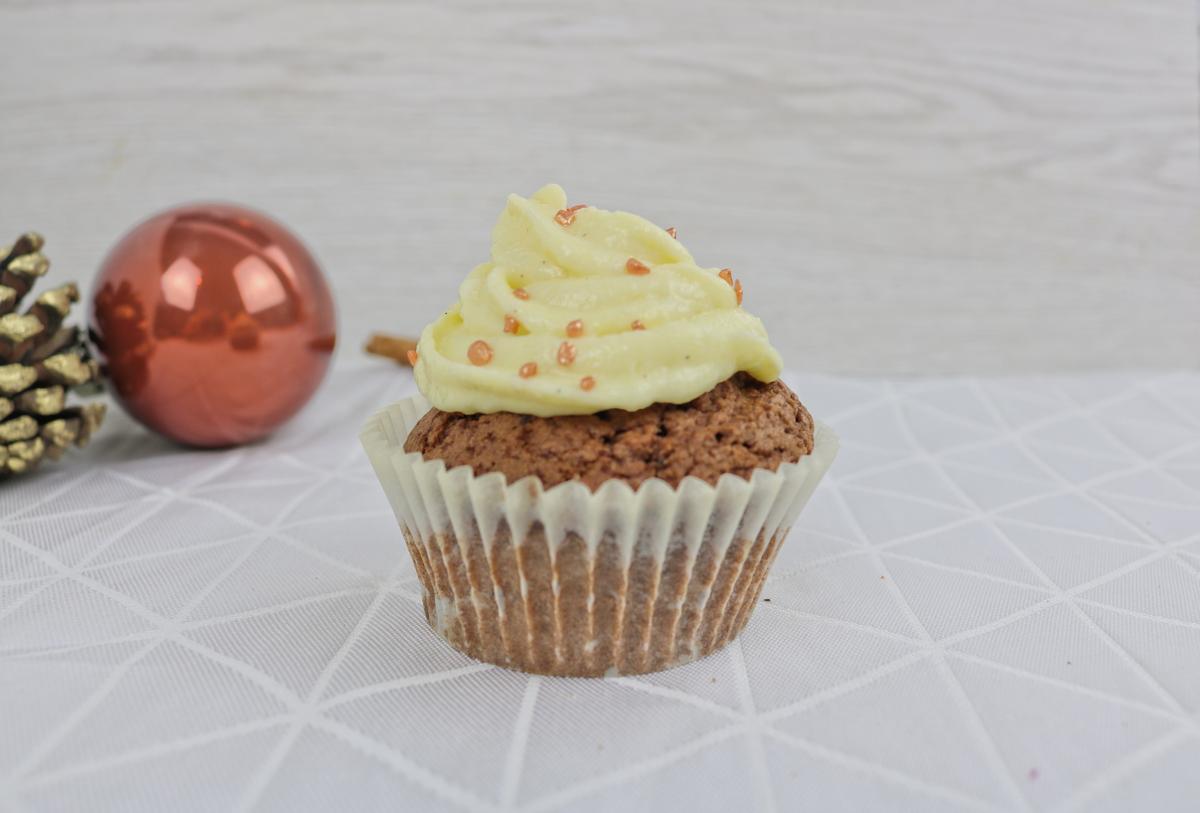 Rezeptbild: Lebkuchen-Cupcakes mit Vanillefrosting