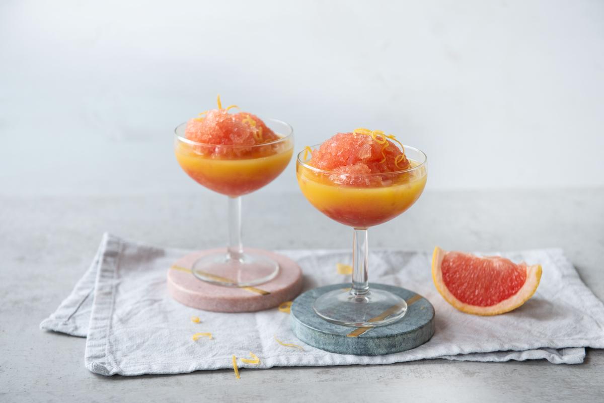 Rezeptbild: Campari Grapefruit Sorbet