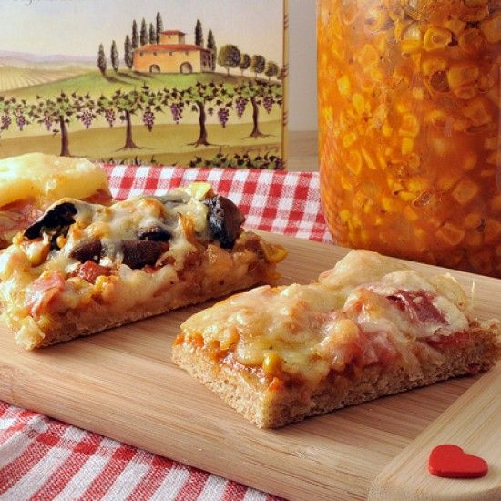 Rezeptbild: Vollkorn Pizza