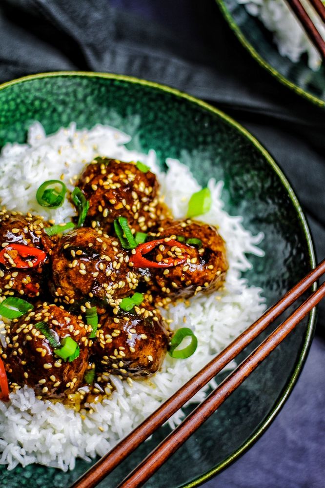 Rezeptbild: Hackbällchen Teriyaki