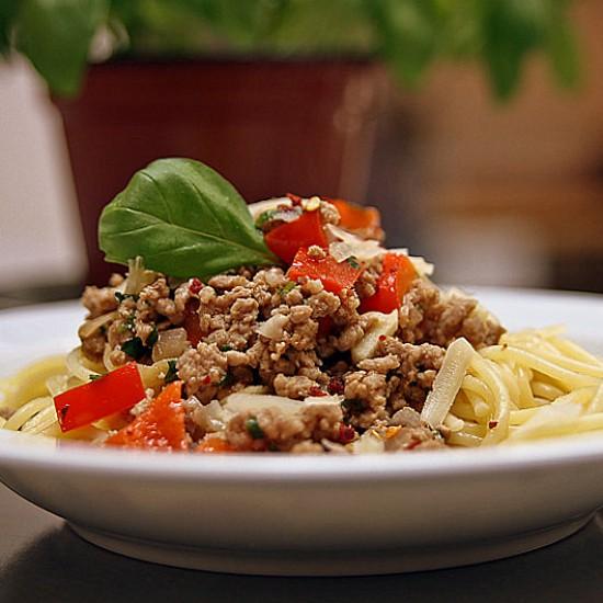 Rezeptbild: Thai-Bolognese