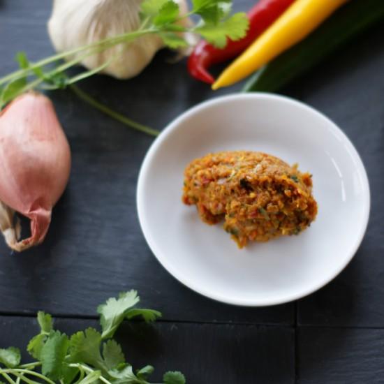 Rezeptbild: Rote Currypaste - selbstgemacht