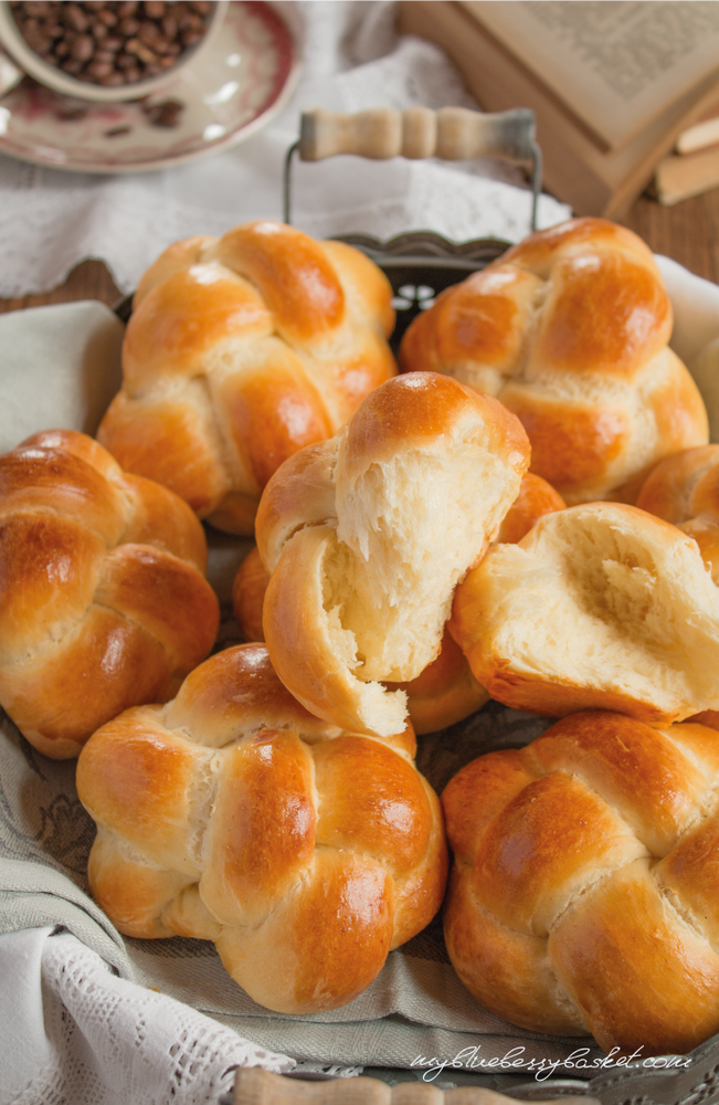 Rezeptbild: Süße Hefeknöpfe