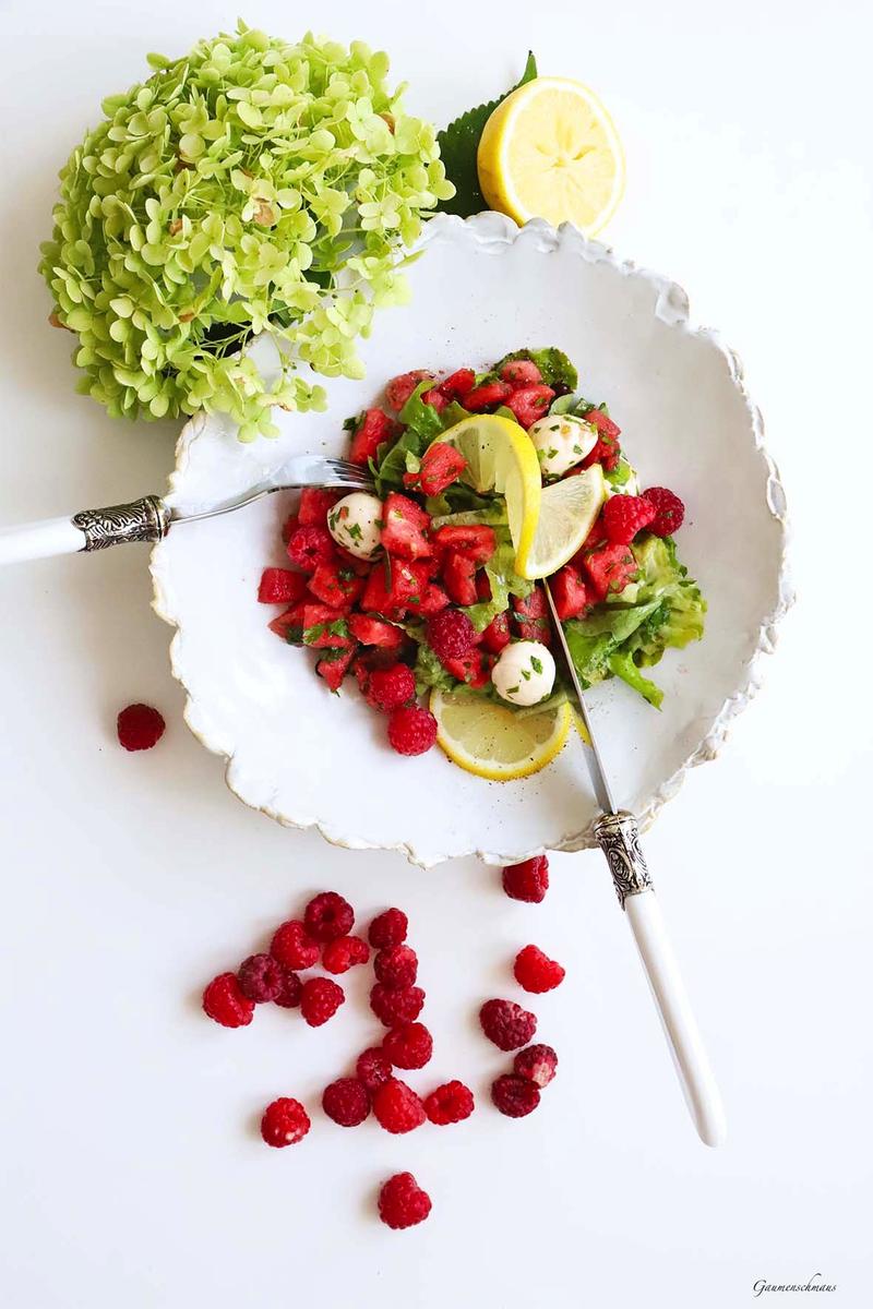 Rezeptbild: Melonen-Kräuter-Salat