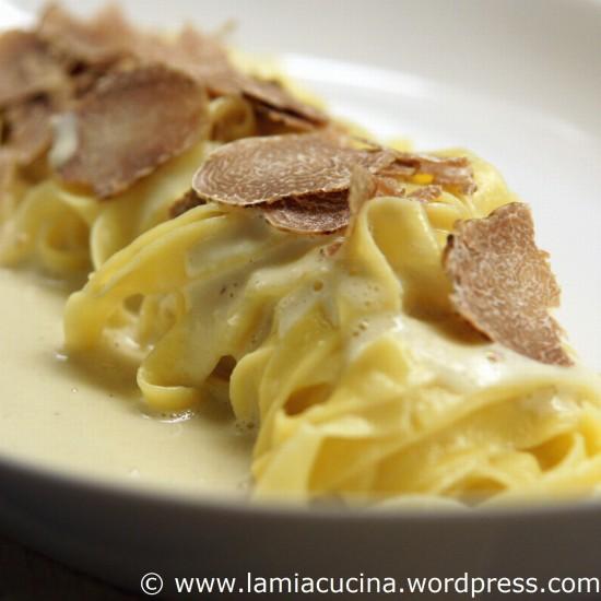 Rezeptbild: Tagliatelle mit Trüffelschaum