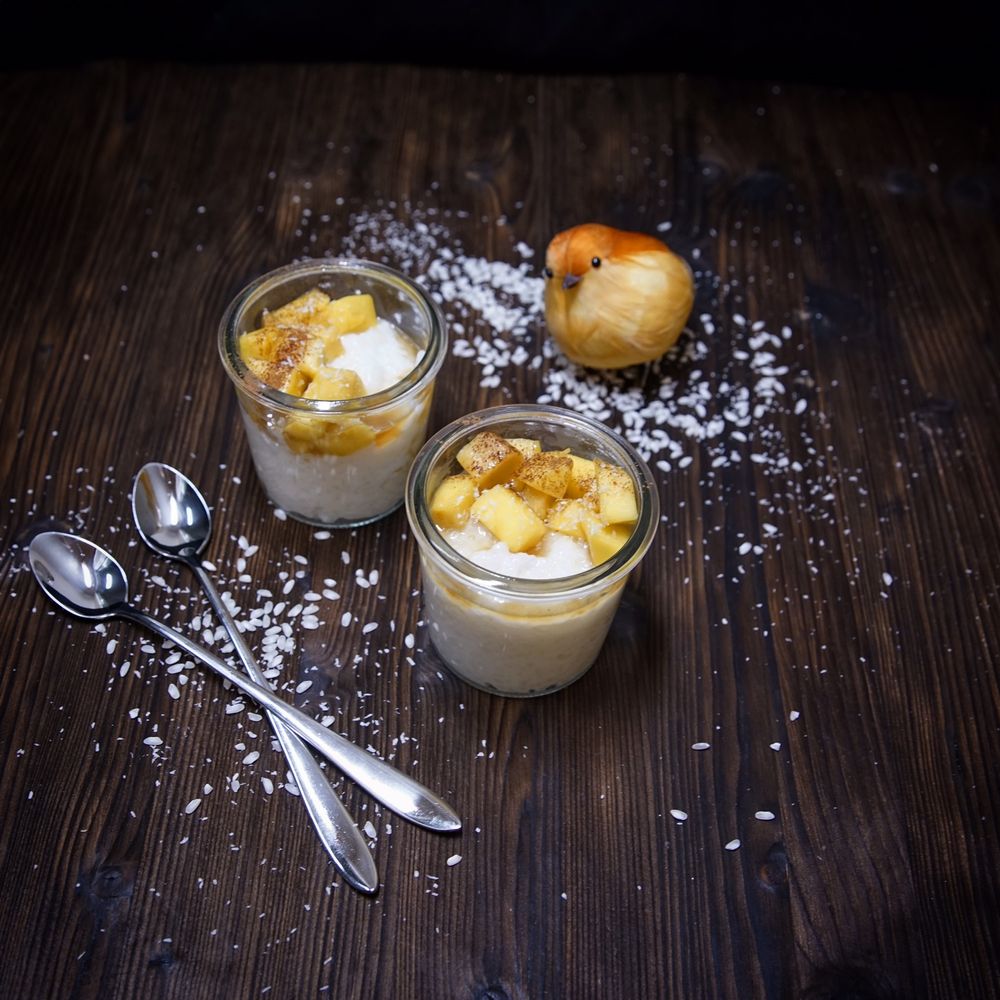 Rezeptbild: KOKOSMILCHREIS MIT MANGO