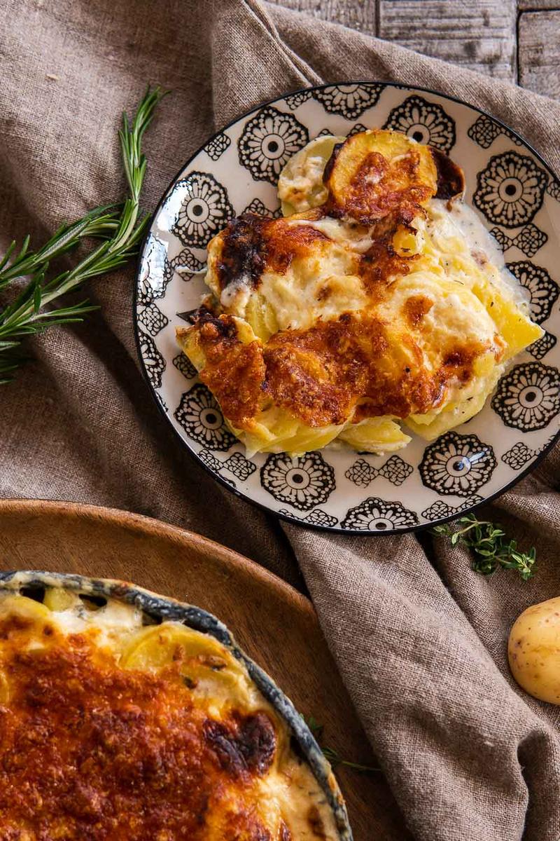 Rezeptbild: Kartoffelgratin mit Käse – einfach cremig