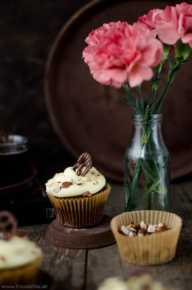 Rezeptbild: Malzbier-Brezel-Cupcakes