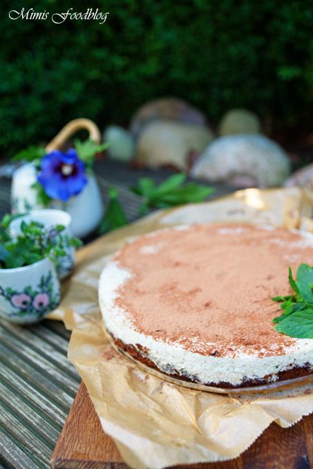 Rezeptbild: Vegane Minz-Kakao-Torte