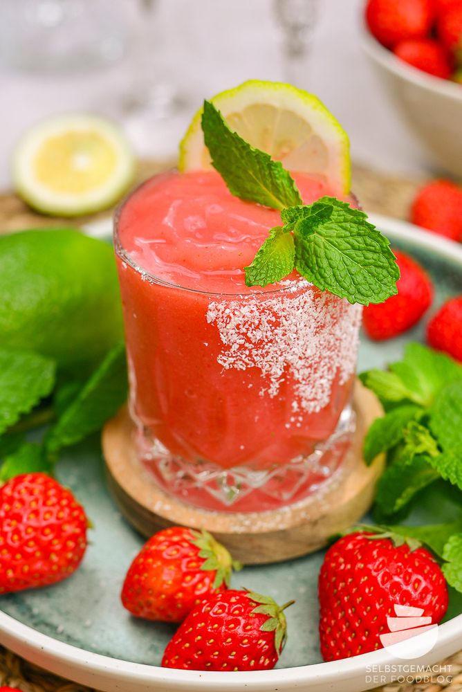 Rezeptbild: Frozen Strawberry (Erdbeer) Daiquiri