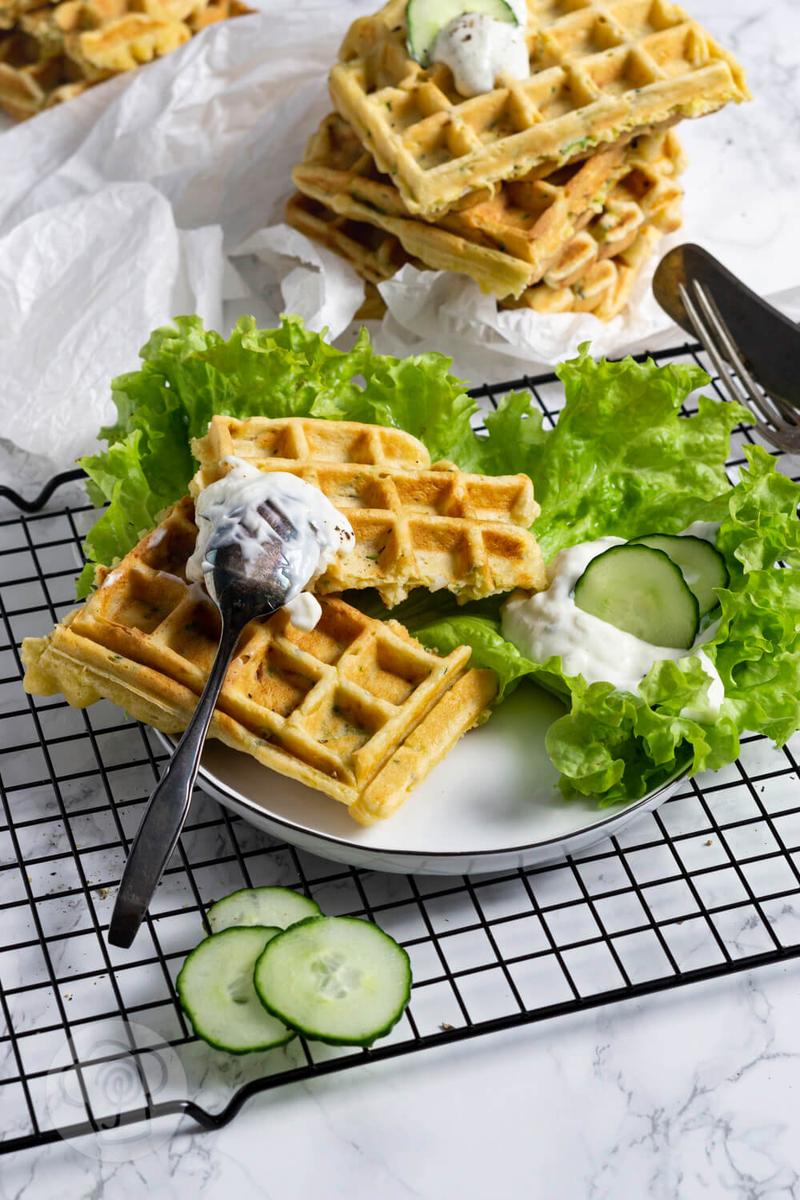 Rezeptbild: Zucchiniwaffeln