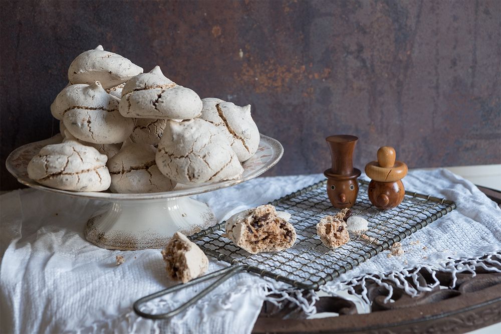 Rezeptbild: Baisers mit Zimt und Schokolade
