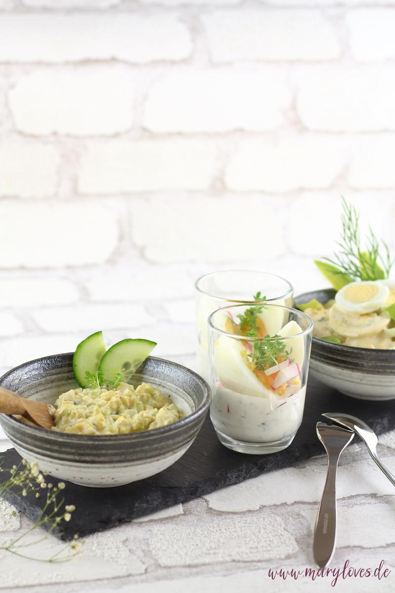 Rezeptbild: Dreierlei vom Ei: 3 einfache Rezepte für gekochte Eier