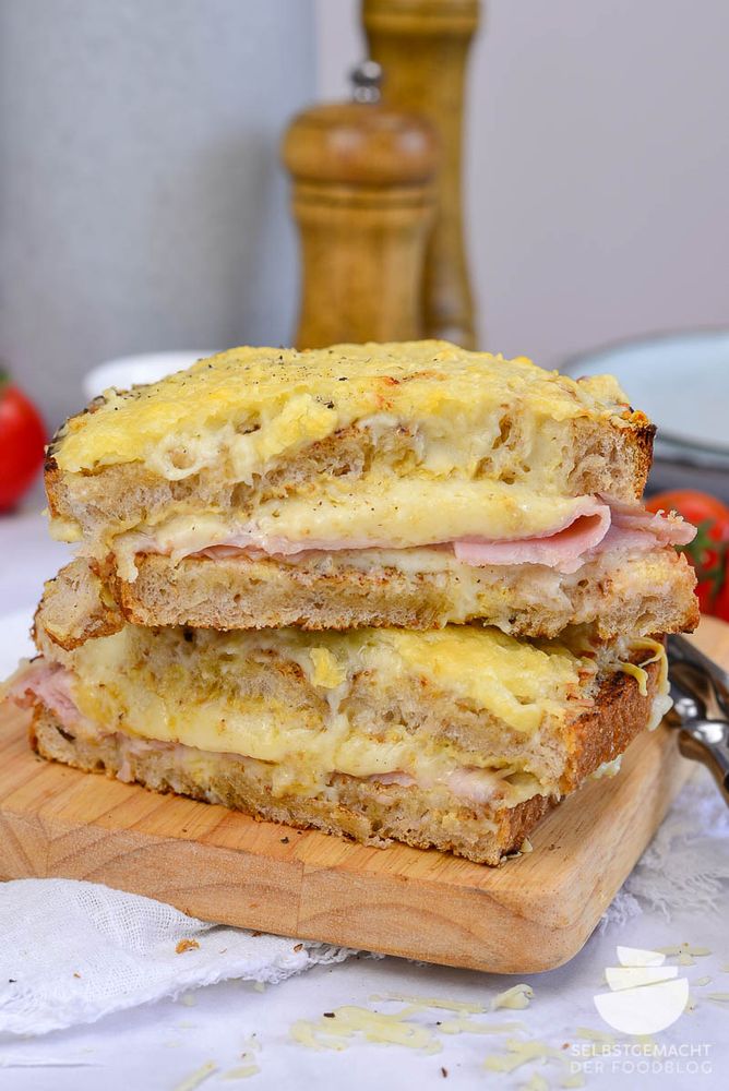 Rezeptbild: Croque Monsieur mit Toast oder Sauerteigbrot