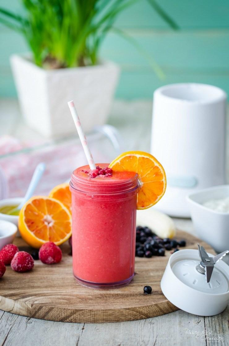 Rezeptbild: Erdbeer-Orangen-Smoothie