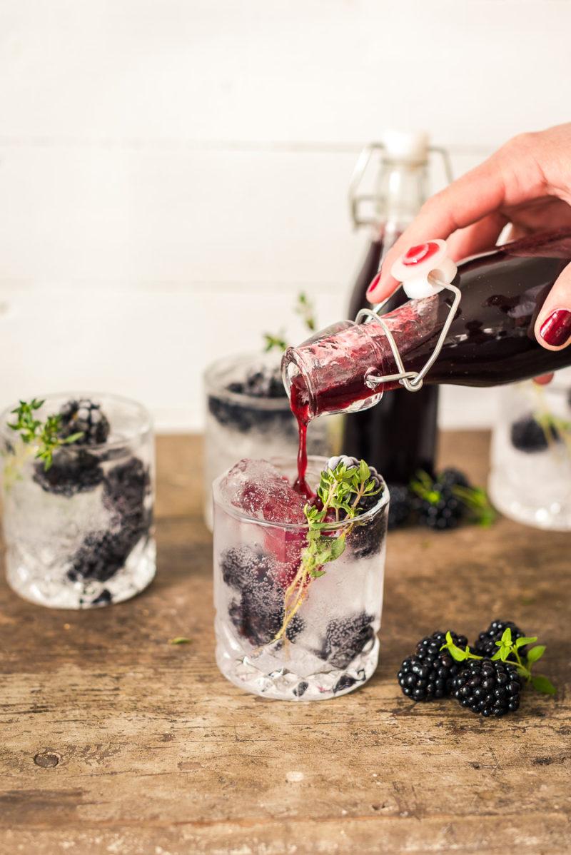 Rezeptbild: Brombeer-Spritz