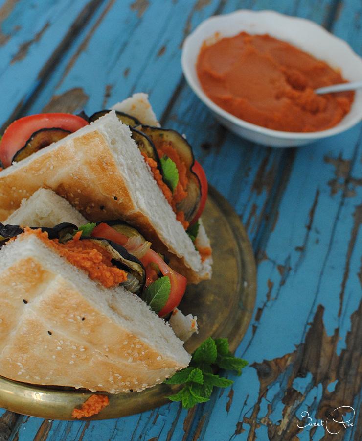 Rezeptbild: Auberginen Döner