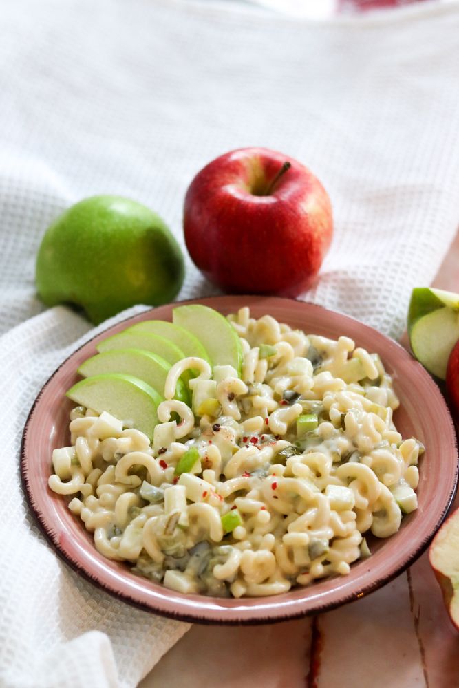 Rezeptbild: Apfel - Nudelsalat