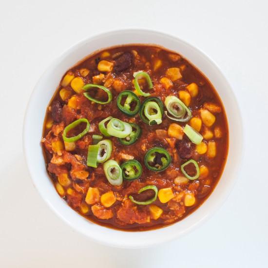 Rezeptbild: Chili sin Carne mit Tempeh