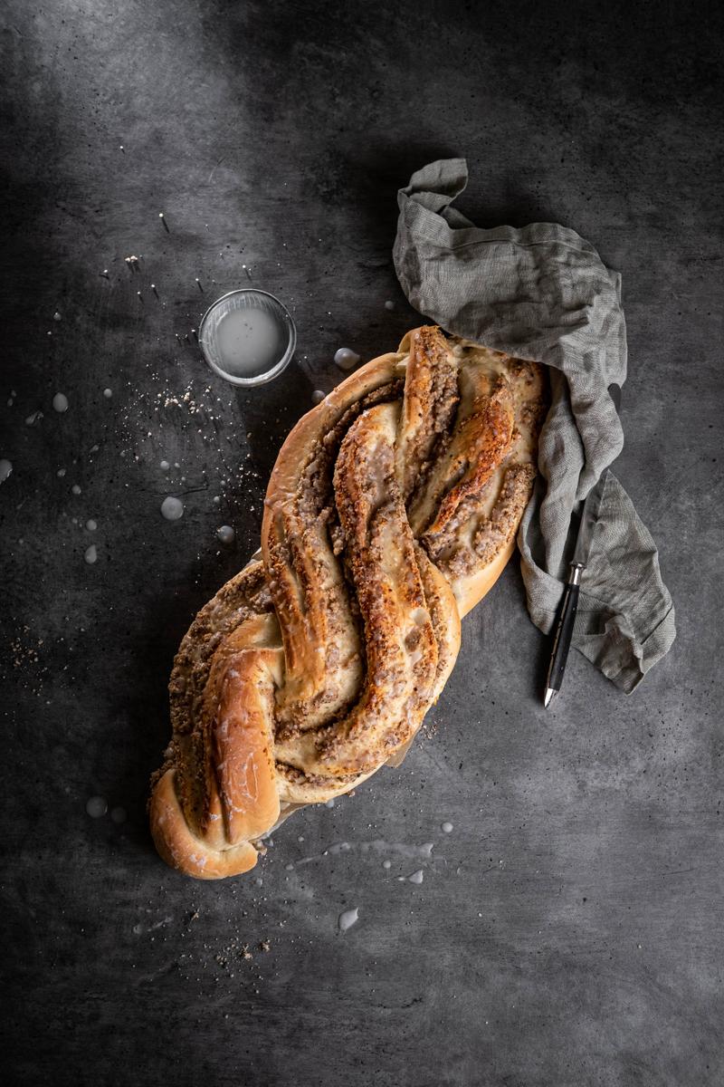 Rezeptbild: Veganer Nusszopf