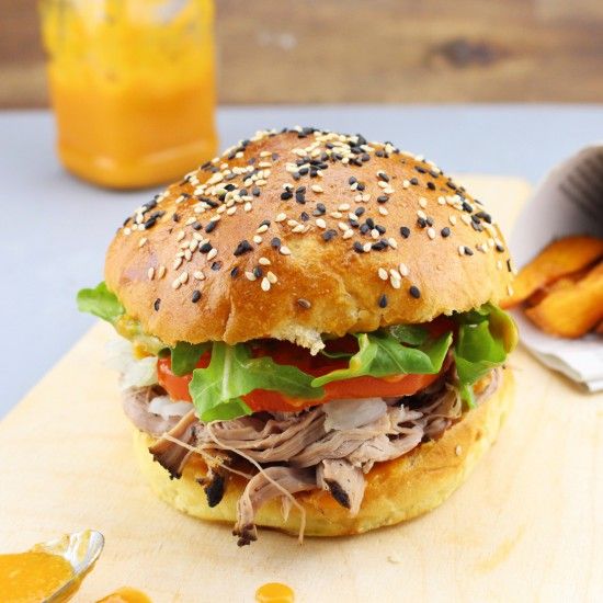 Rezeptbild: Pulled Pork Burger