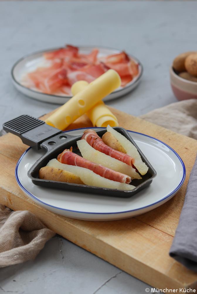 Rezeptbild: Zweierlei Raclettpfännchen