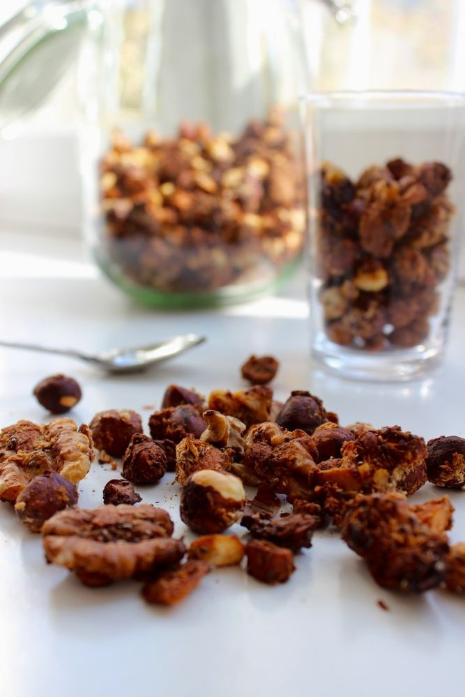 Rezeptbild: Nuss Granola. Glutenfrei. Ohne Getreide.