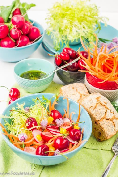 Rezeptbild: Bunter Sommersalat