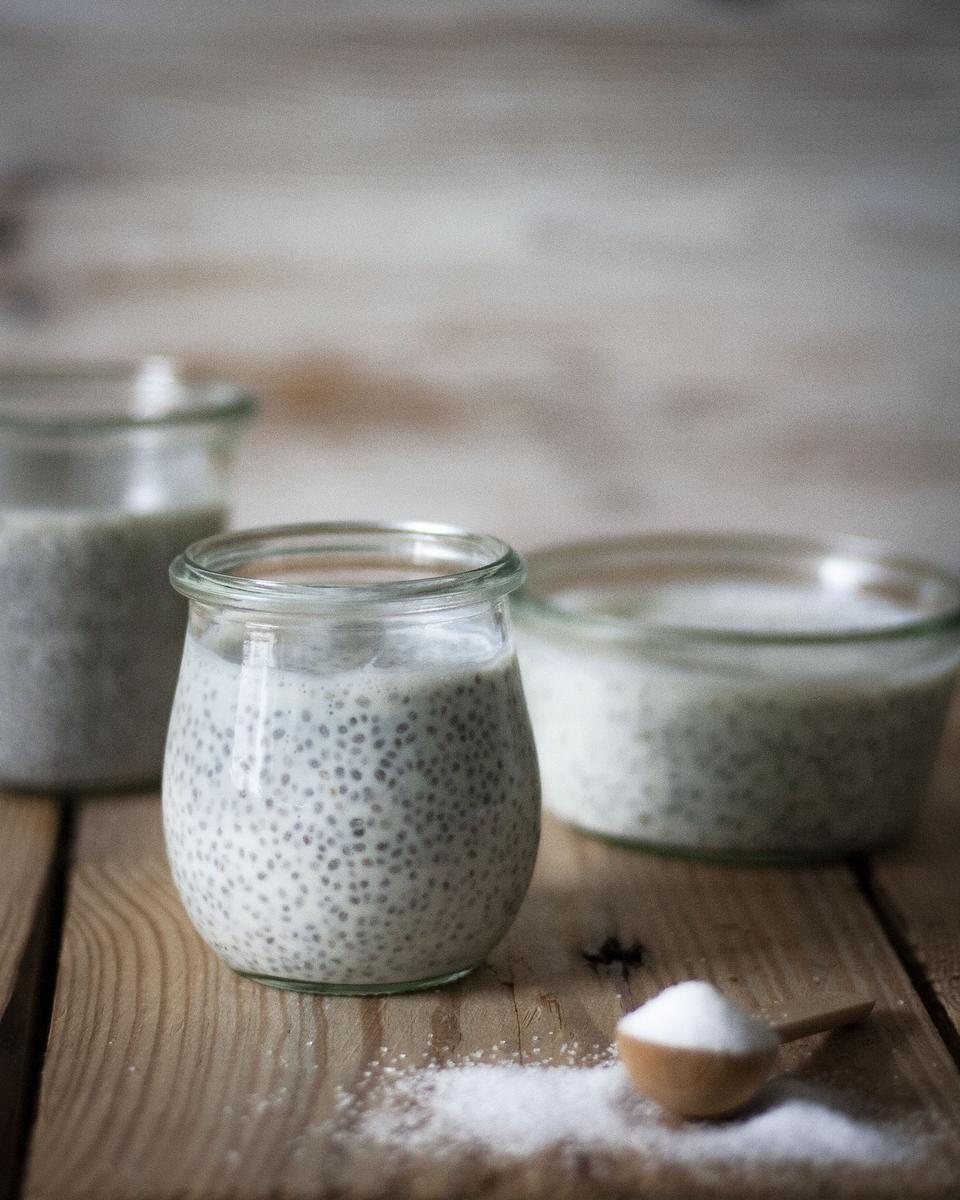 Rezeptbild: Cremiger Chiapudding – Grundrezept einfach & vegan