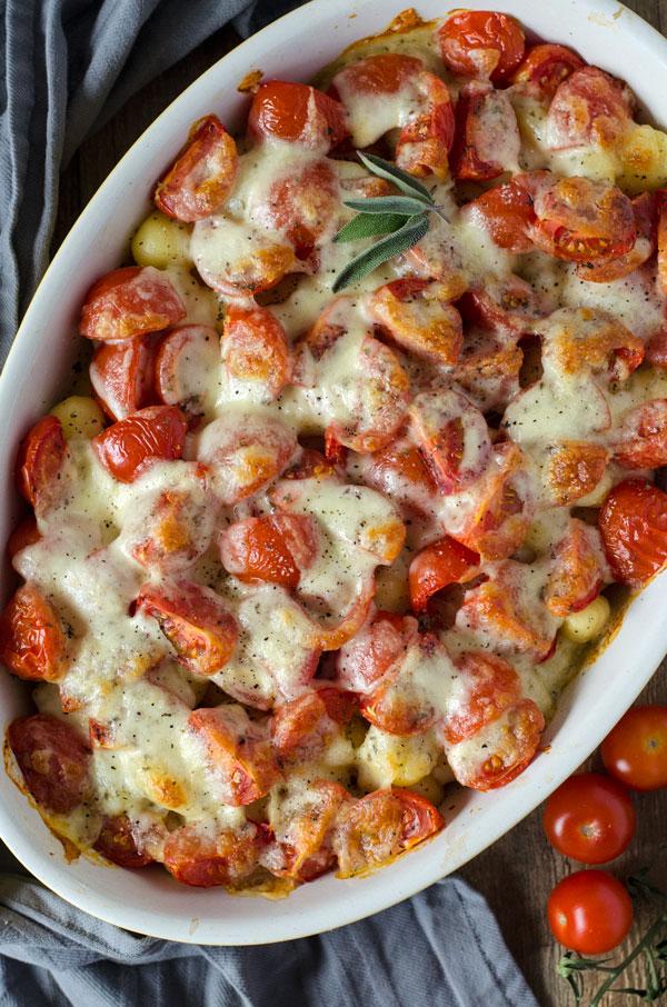 Rezeptbild: Vier Zutaten easy peasy Gnocchi-Auflauf