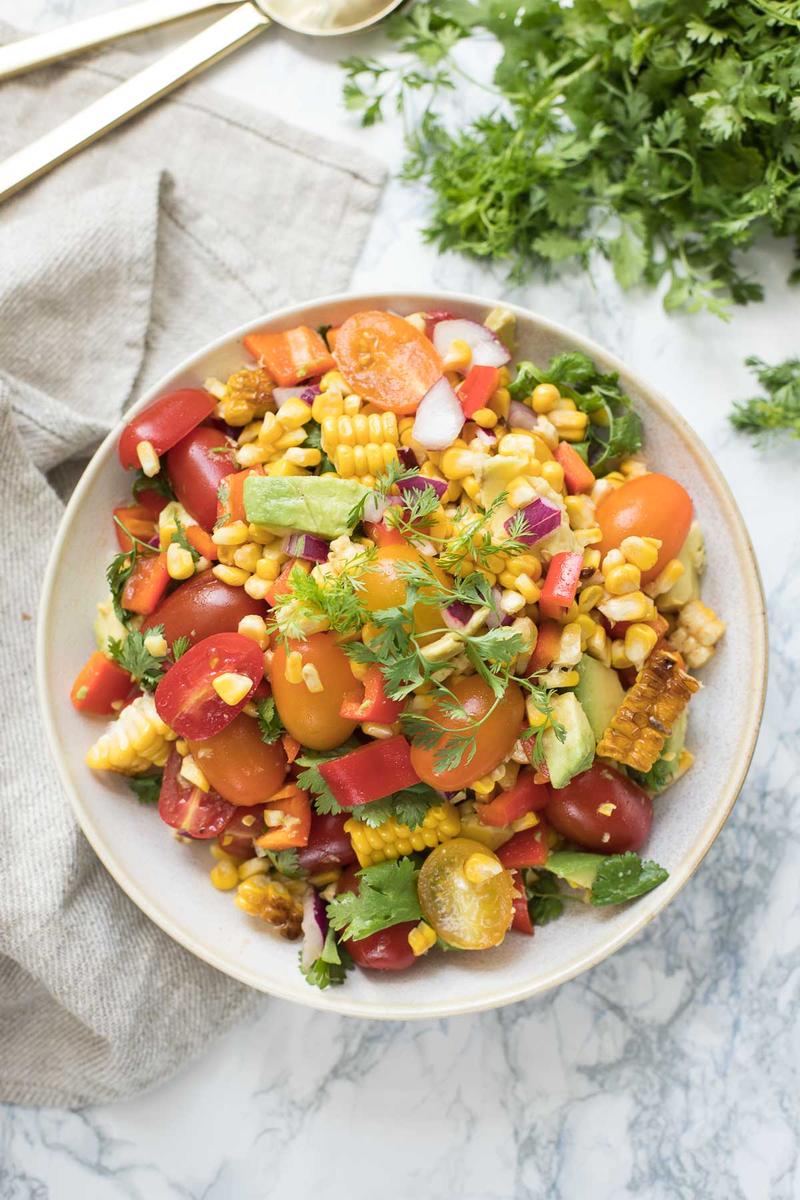 Rezeptbild: Tomaten-Avocado-Maissalat