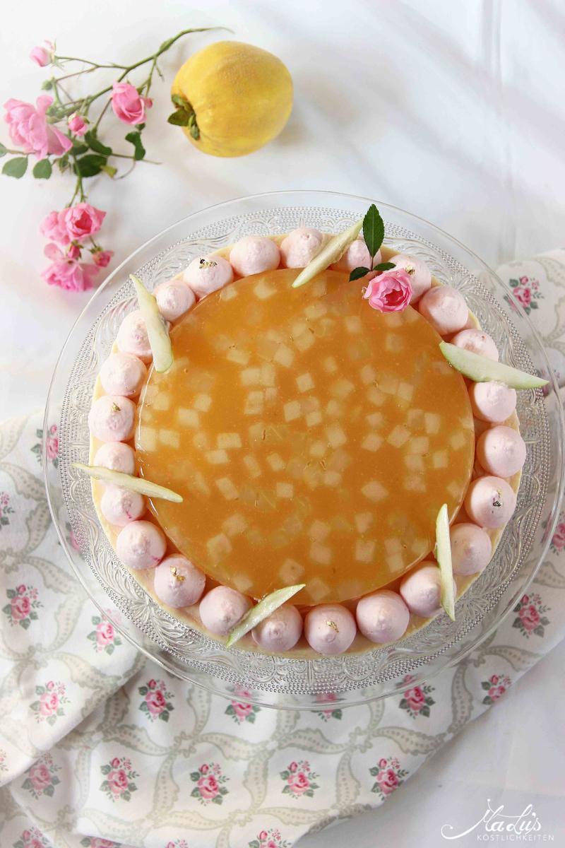 Rezeptbild: Fantastik Cheesecake Apfel – Quitte