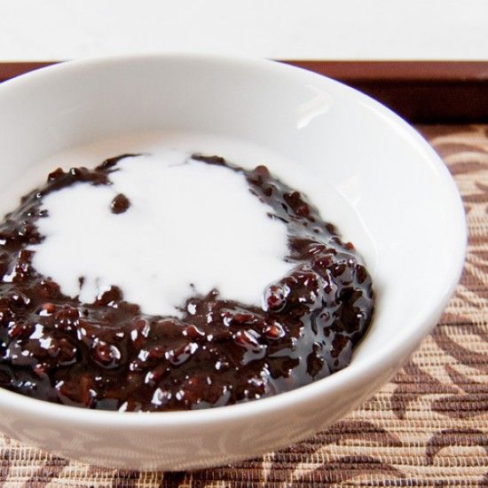 Rezeptbild: Schwarze Klebreis Grütze