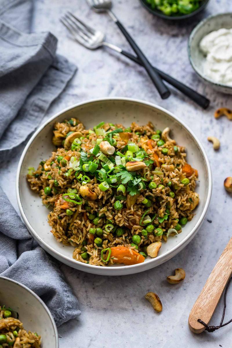 Rezeptbild: Curry Reis mit Gemüse