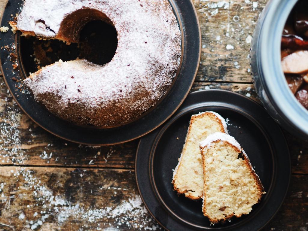 Rezeptbild: Rumtopf-Topfkuchen