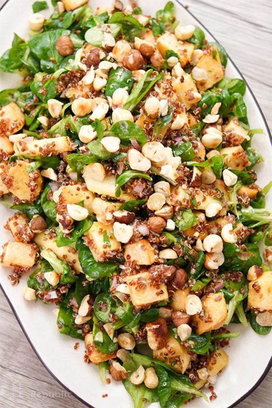 Rezeptbild: Steckrüben Salat mit Quinoa