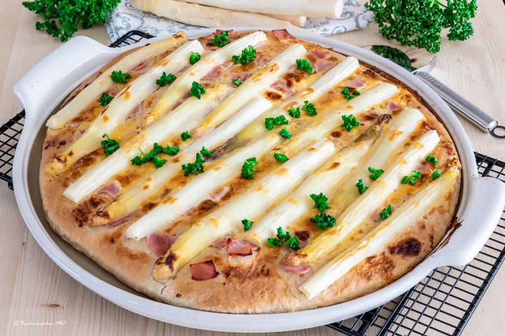 Rezeptbild: Spargel-Pizza