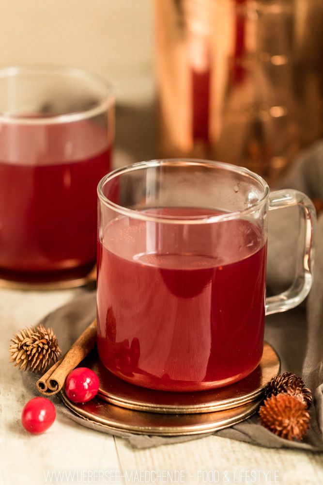 Rezeptbild: Punsch mit Cranberry und Birne