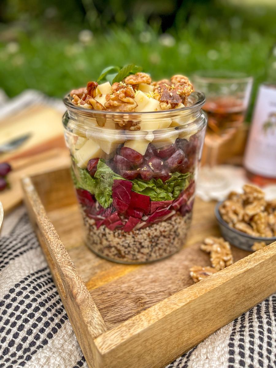 Rezeptbild: Sommersalat mit Quinoa und Appenzeller Käse